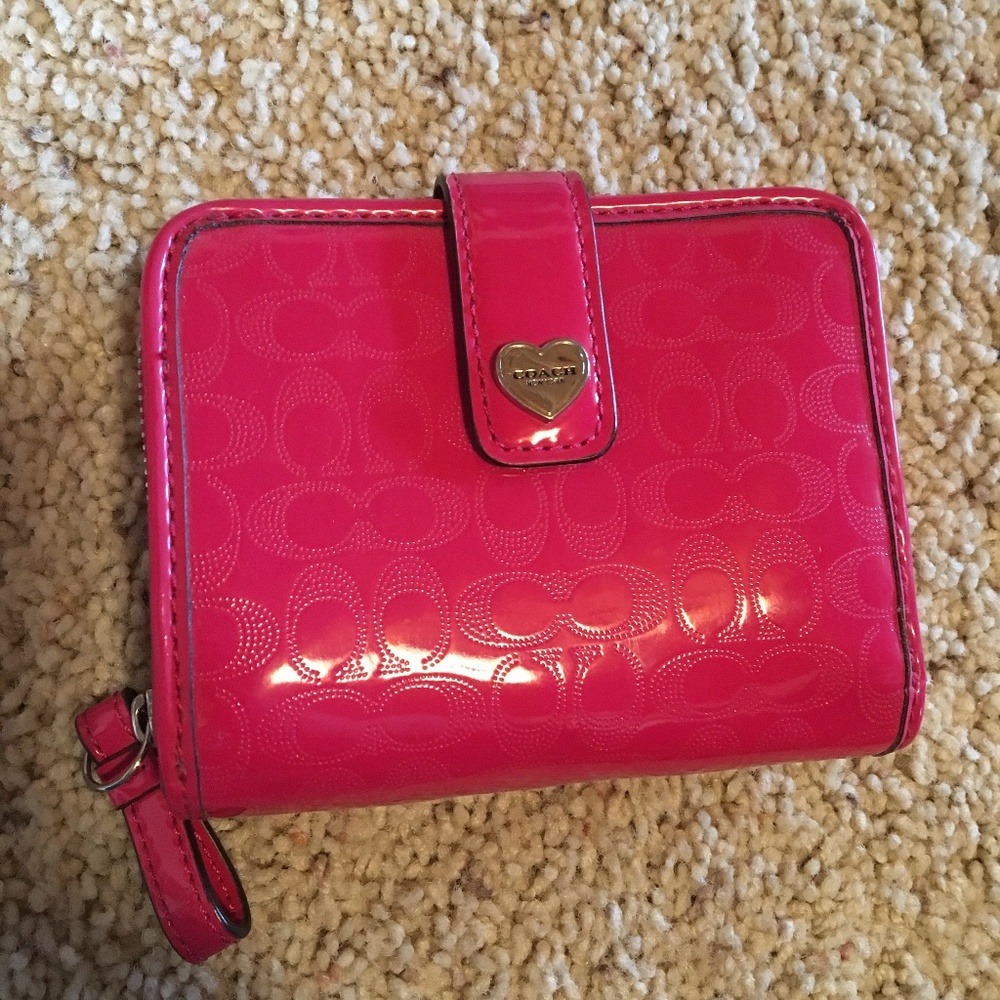 Pink Coach Wallet